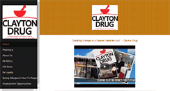 Desktop Screenshot of claytondrug.com
